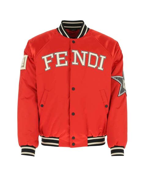 fendi red jacket